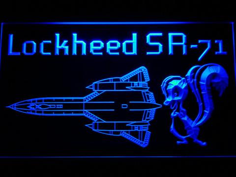 Lockheed SR-71 Aircraft LED Neon Sign